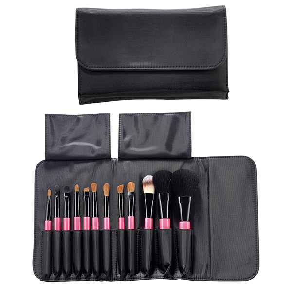 Make-up ecsetb�l �ll� k�szlet, 12 darabos