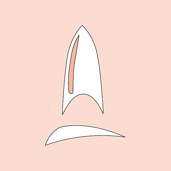 Stiletto �tl�tsz� tip, 100 db
