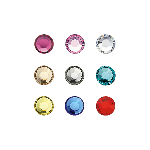 K�r�mstrasszok, 100 db multicoloured SS5