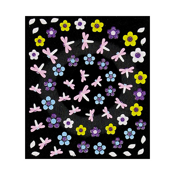 3D �ntapad� k�r�mmatrica nail art 022