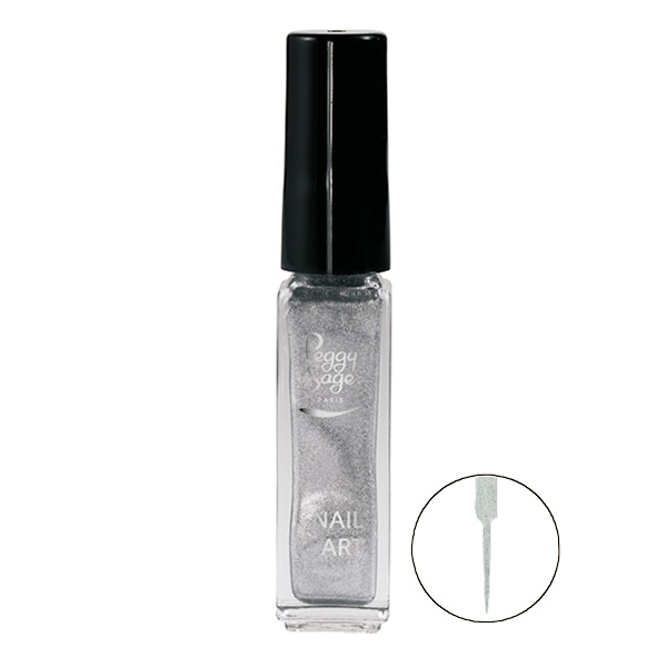Nail art k�r�mlakk argent m�tallis� 7ml