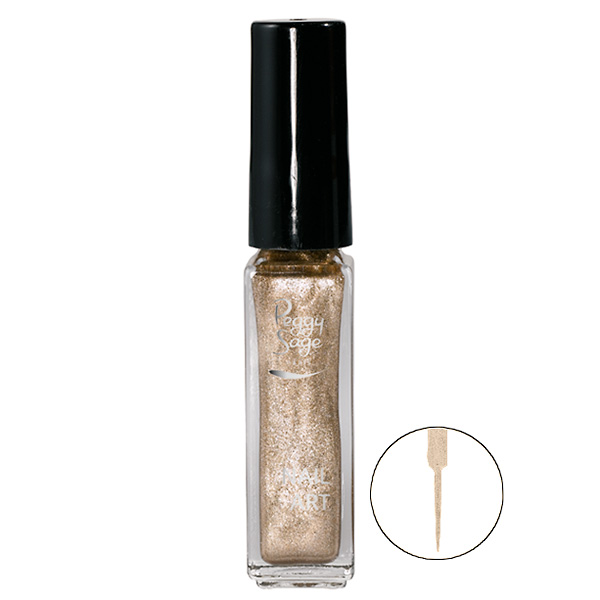 Nail art k�r�mlakk bronze m�tallis� 7ml