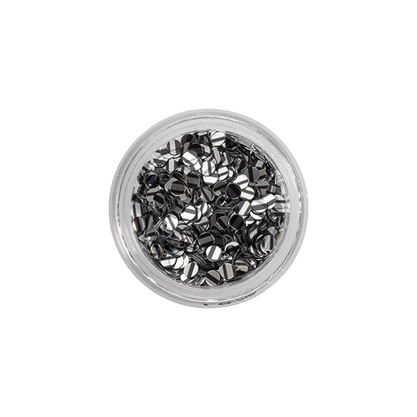 K�r�mflitterek black & silver