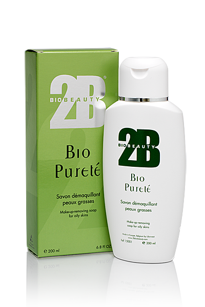 2B Bio Puret� - Sminklemos� szappan zs�ros b�rre - Savon d�maquillant peaux grasses , 200 ml