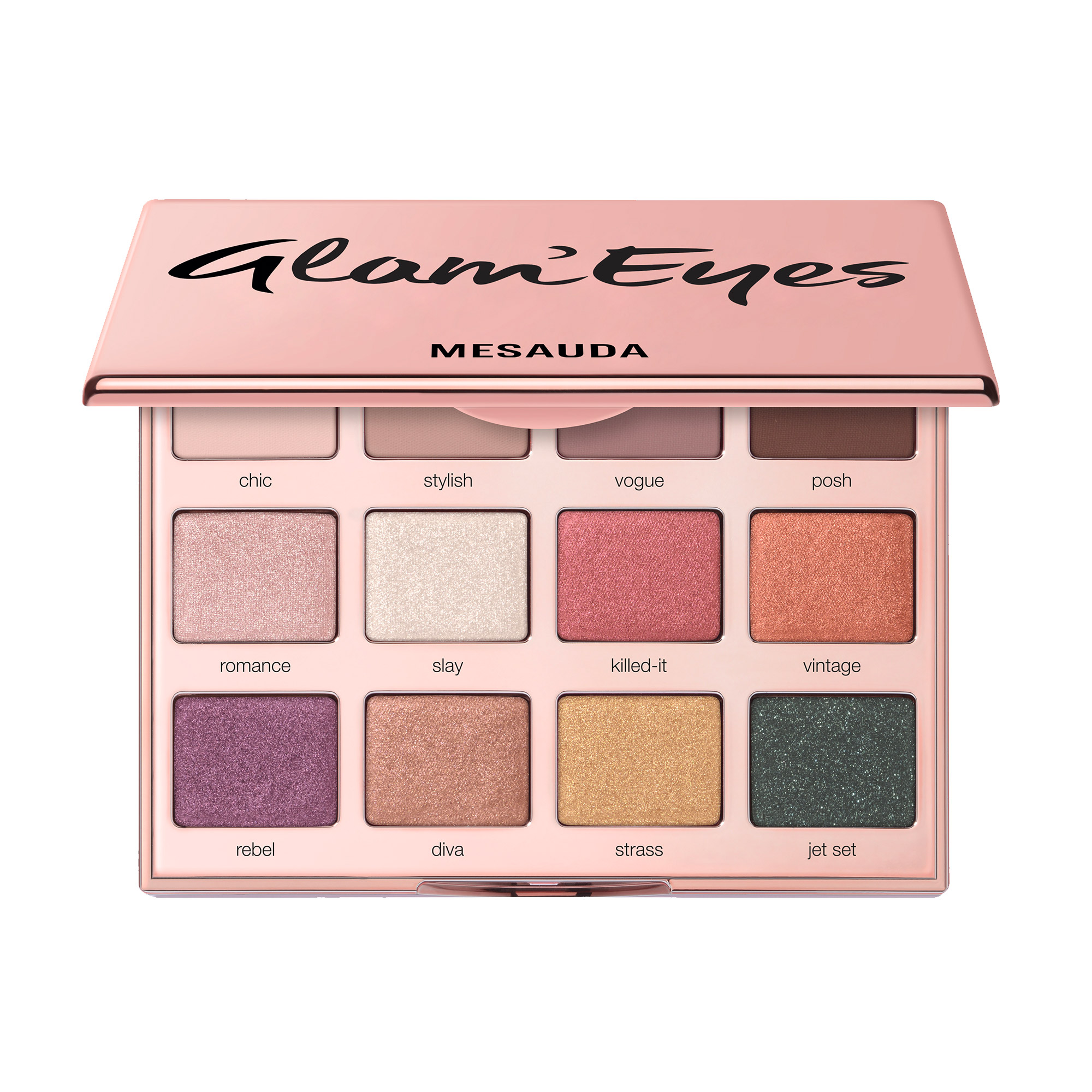 GLAM EYES 12 Multi Finish Compact Eyeshadow Palette